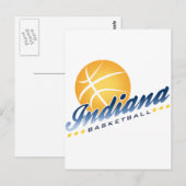 Indianapolis Basketball Briefkaart (Voorkant / Achterkant)