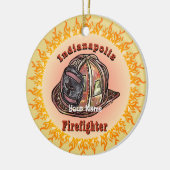 Indianapolis brandweerman ornament (Links)