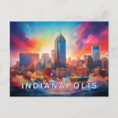 Indianapolis Briefkaart (Voorkant)