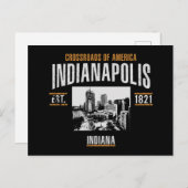 Indianapolis Briefkaart (Voorkant / Achterkant)
