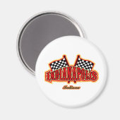 Indianapolis Flagged Magneet (Voorkant / Achterkant)