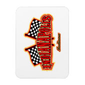 Indianapolis Flagged Magneet (Verticaal)