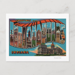Indianapolis, Indiana (Capital Building) Briefkaart