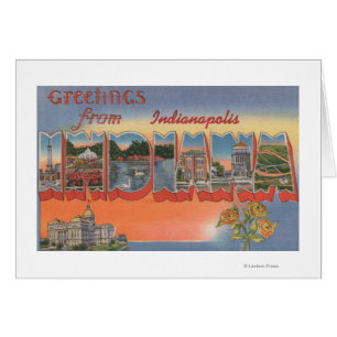 Indianapolis, Indiana - grote lettertjes 4