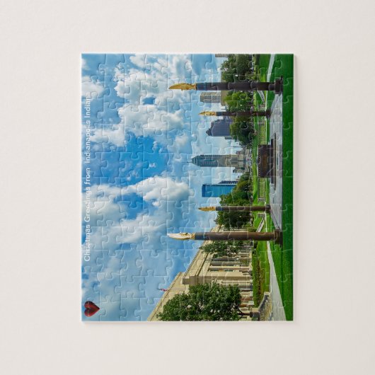 Indianapolis Indiana Jigsaw Puzzle (Vertical)