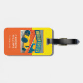 Indianapolis, Indiana | Racer Bagagelabel (Achterkant horizontaal)