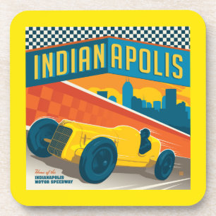 Indianapolis, Indiana Racer Bier Onderzetter