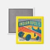 Indianapolis, Indiana |  Racer Magneet (Voorkant / Achterkant)