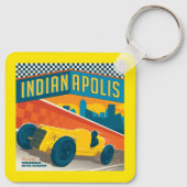 Indianapolis, Indiana |  Racer Sleutelhanger (Achterkant)