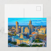 Indianapolis, Indiana, Verenigde Staten Briefkaart (Voorkant / Achterkant)