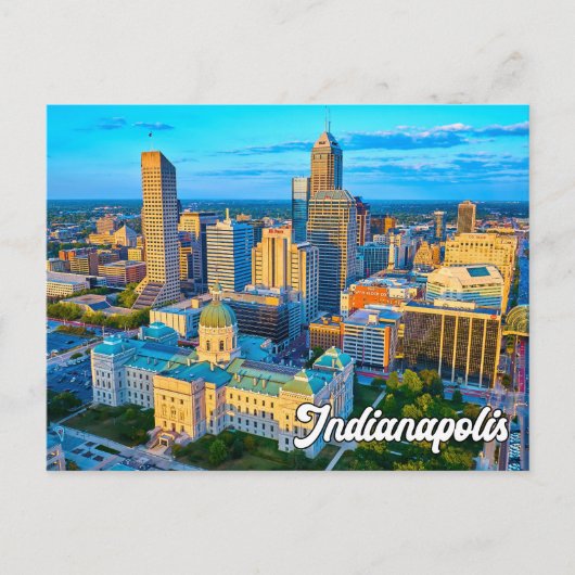 Indianapolis, Indiana, Verenigde Staten Briefkaart (Voorkant)