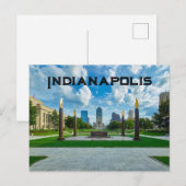 Indianapolis, Indiana, Verenigde Staten Briefkaart (Voorkant / Achterkant)