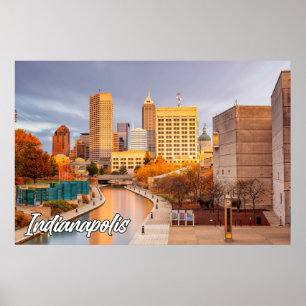 Indianapolis, Indiana, Verenigde Staten Poster