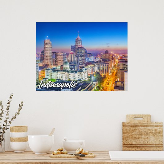 Indianapolis, Indiana, VS Poster (Keuken)