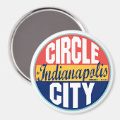 Indianapolis Label Magneet (Voorkant / Achterkant)