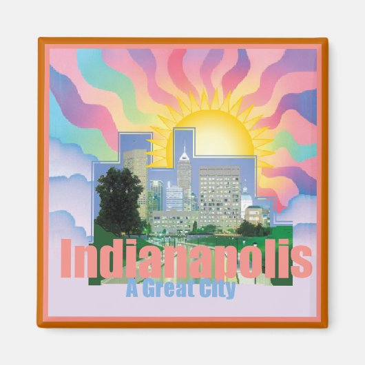INDIANAPOLIS magneet (Voorkant)