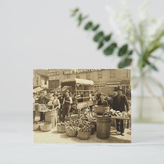 Indianapolis-markt Briefkaart (Staand voorkant)