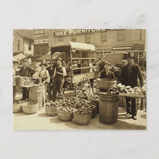 Indianapolis-markt Briefkaart (Voorkant)