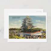 Indianapolis Motor Speedway Indy 500 Briefkaart (Voorkant / Achterkant)