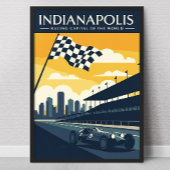  Indianapolis Poster