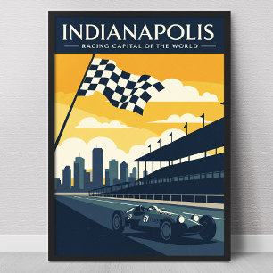  Indianapolis Poster
