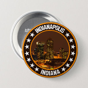 Indianapolis Ronde Button 7,6 Cm