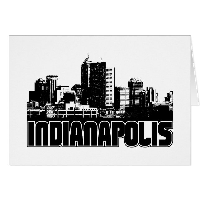 Indianapolis Skyline (Voorkant Horizontaal)
