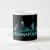 Indianapolis Skyline Extra Grote Beker (Voorkant)