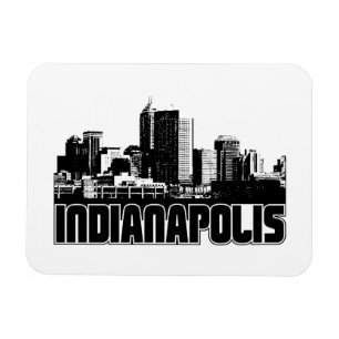 Indianapolis Skyline Magneet