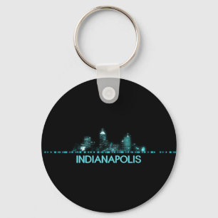 Indianapolis Skyline Sleutelhanger
