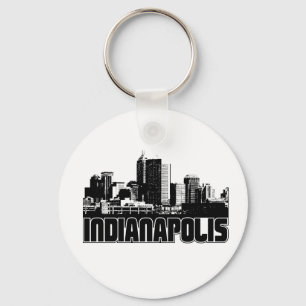 Indianapolis Skyline Sleutelhanger