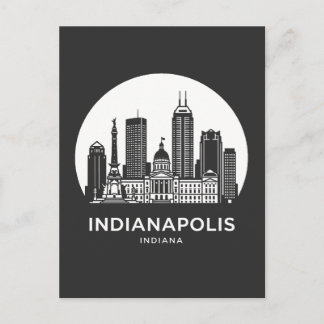 Indianapolis Stad Indiana Briefkaart