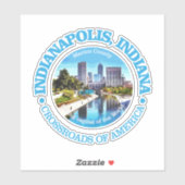 Indianapolis (steden) sticker (Vel)