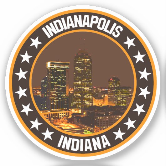 Indianapolis Sticker (Voorkant)