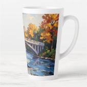 Indianapolis White Bridge Over the White River Latte Mok (Rechts)