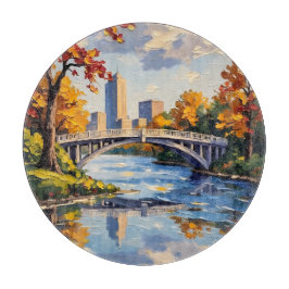 Indianapolis White Bridge Over the White River Snijplank