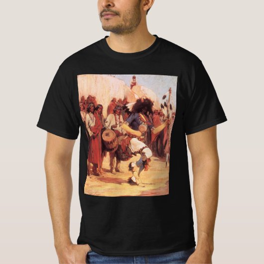  Indianen Buffalo Dancer door Cassidy T-shirt (Voorkant)