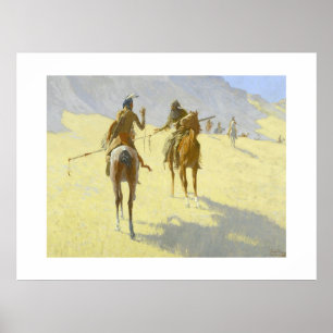 Indianen door Remington Poster