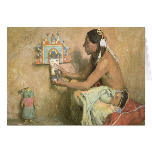 Indianen, Hopi Katchina van Couse (Voorkant Horizontaal)