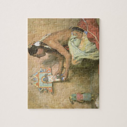 Indianen, Hopi Katchina van Couse Legpuzzel (Verticaal)