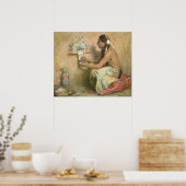 Indianen, Hopi Katchina van Couse Poster (Keuken)