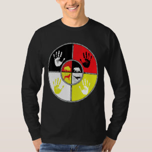 Indianen medicijn wiel MMIW T-shirt