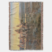  Indianen, Piegans van CM Russell Deken (Voorkant Verticaal)