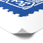 India's postzegelontwerp, olifant poster (Hoek)