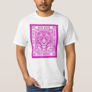 India's postzegelontwerp, Tijger T-shirt