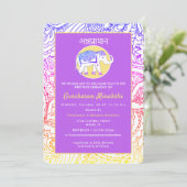 Indiase Baby eerste rijst Annaprashana ceremonie Kaart (Staand voorkant)