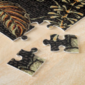 Indiase bloempaisley, naadloos etnisch patroon. legpuzzel (Zijkant)