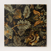 Indiase bloempaisley, naadloos etnisch patroon. legpuzzel (Horizontaal)