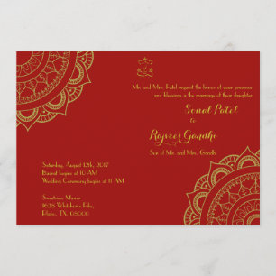 Indiase bruiloft Kaart Garba Mehndi (Ganesh)