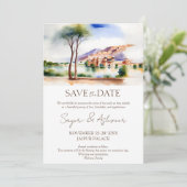 Indiase bruiloft red de datum Jaipur paleis landsc Kaart (Staand voorkant)